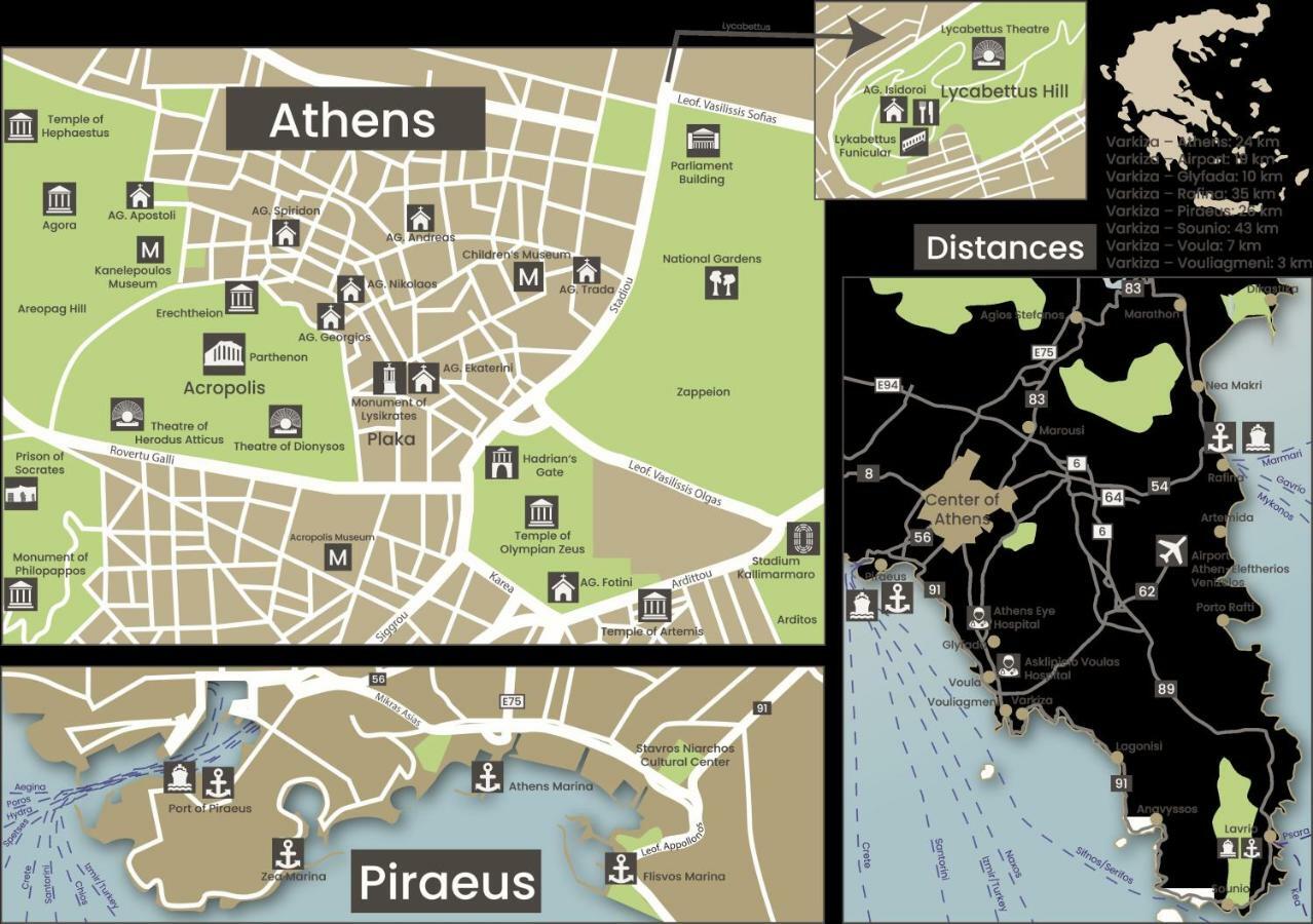 Starapartment Athens-Varkiza Top 2 Eksteriør billede